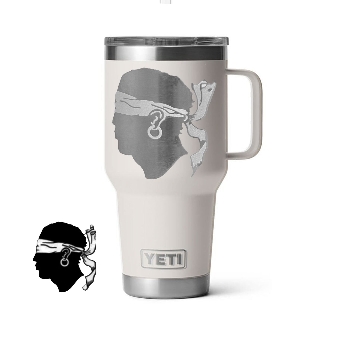 Photo Products - YETI Rambler Travel Mug Engraved with Pet or Human Photos
