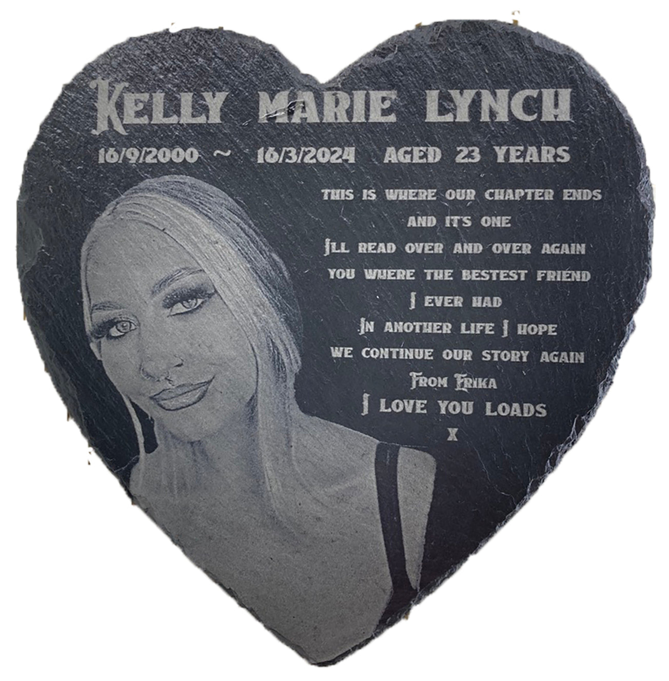 Human Memorial Plaques, laser engraved photo  Memorial.   SMALL SIZES