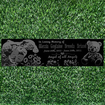 Human Memorial Plaques, laser engraved photo  Memorial.   SMALL SIZES